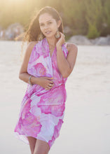 Sarong - Happy Hibiscus - Fuchsia