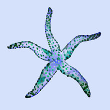 Cushion Cover - Starfish - Indigo