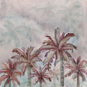 Cushion Cover - Heart of Palms - Cedar