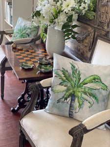 2023 Cushion Cover - Heart of Palms - Moss